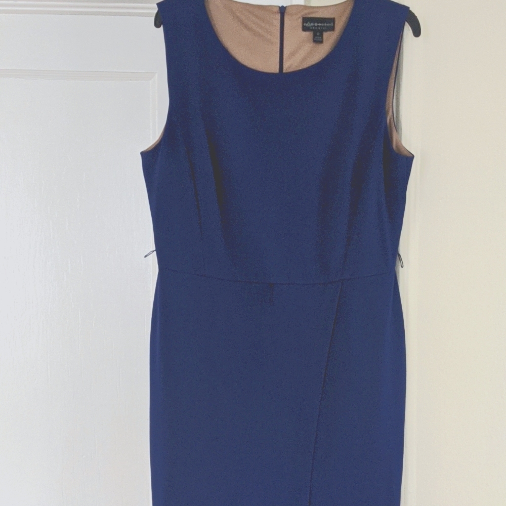 Women's Connected Apparel Blue Dress, size 12